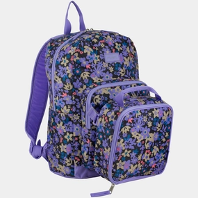 Fuel Premier Backpack & Lunch Box Combo Leather texture Business Gear