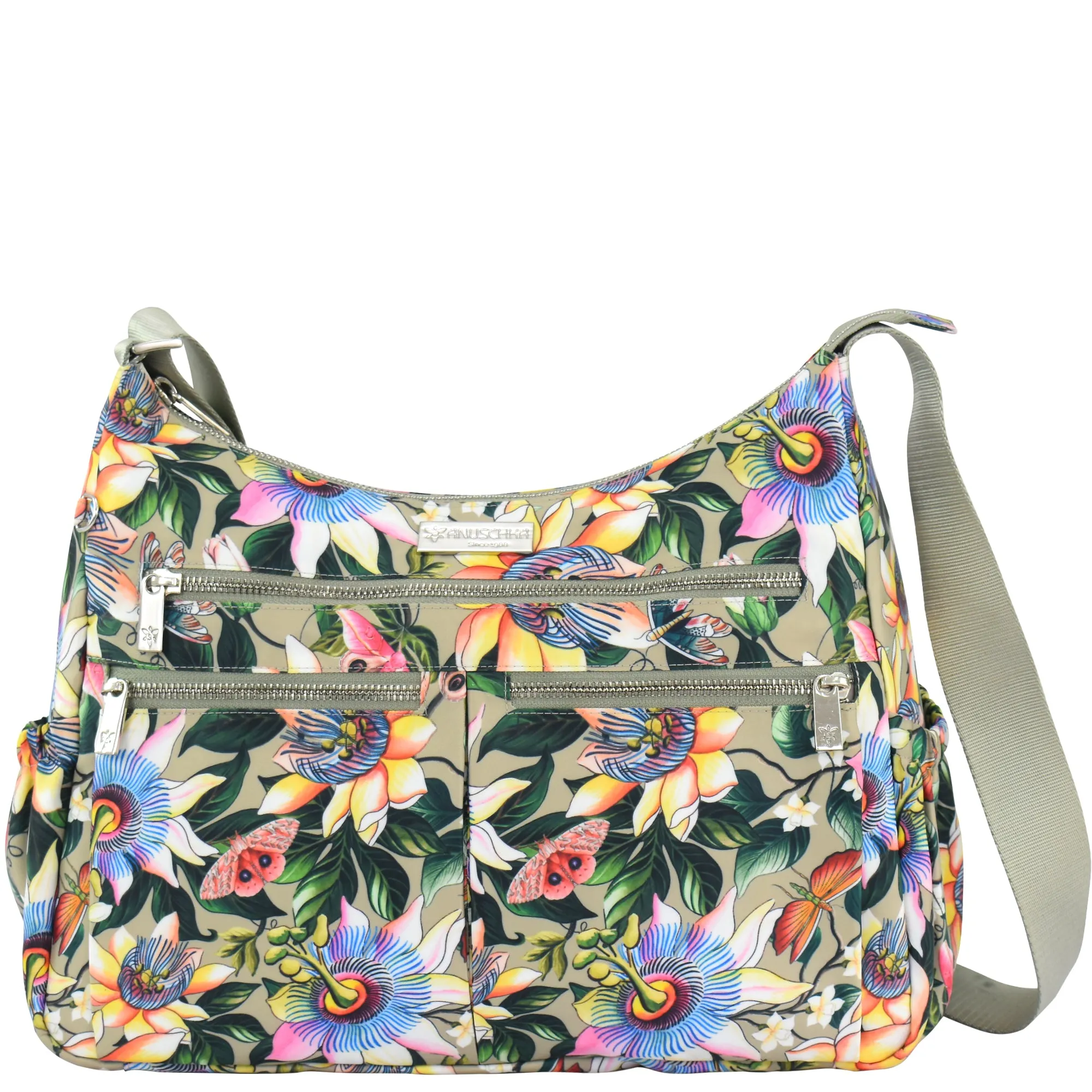 Luxury Choice Wanderlust Luxe Fabric Crossbody Hobo - 12030