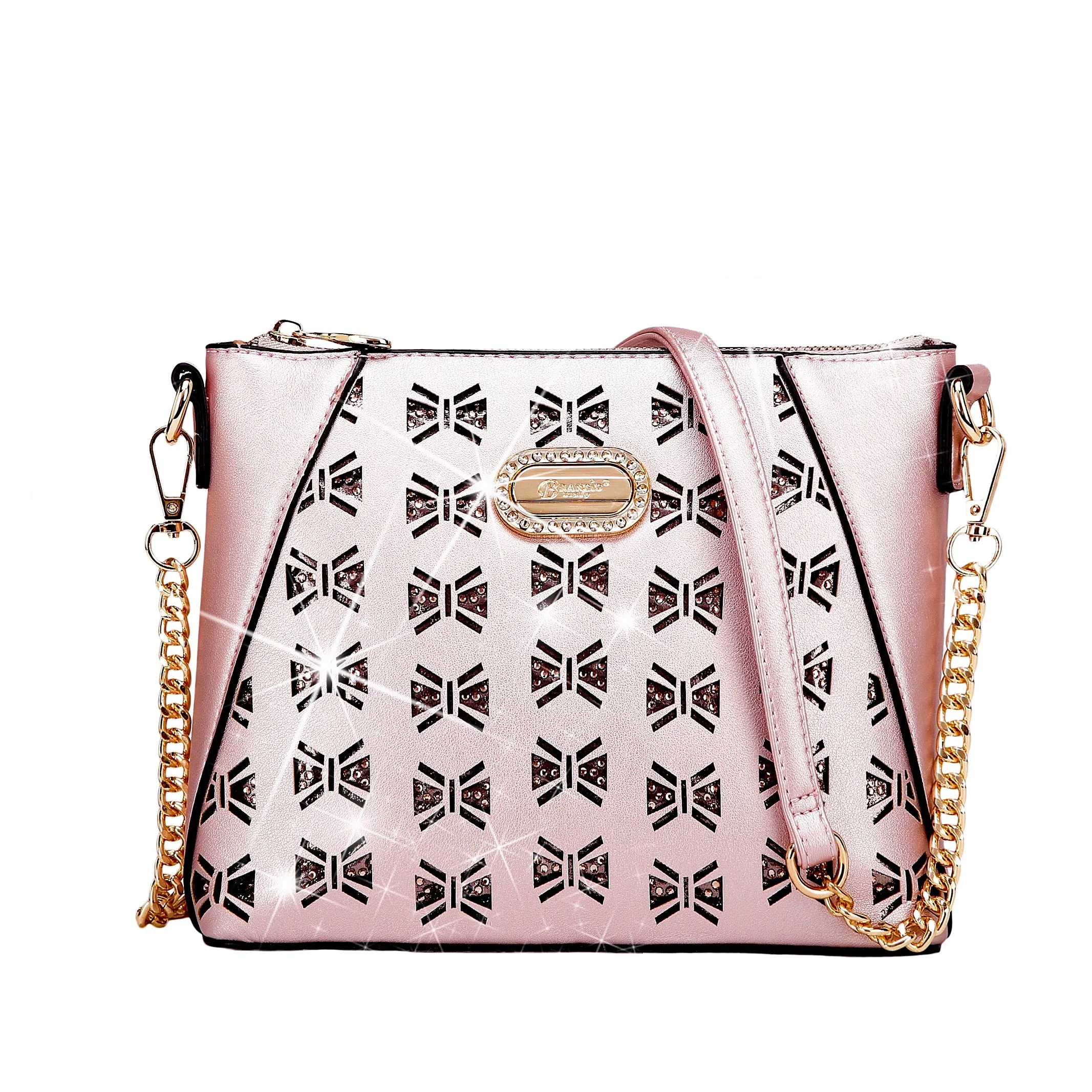 Brangio Chic Bow Elegance Crossbody Bag Elegant Innovation