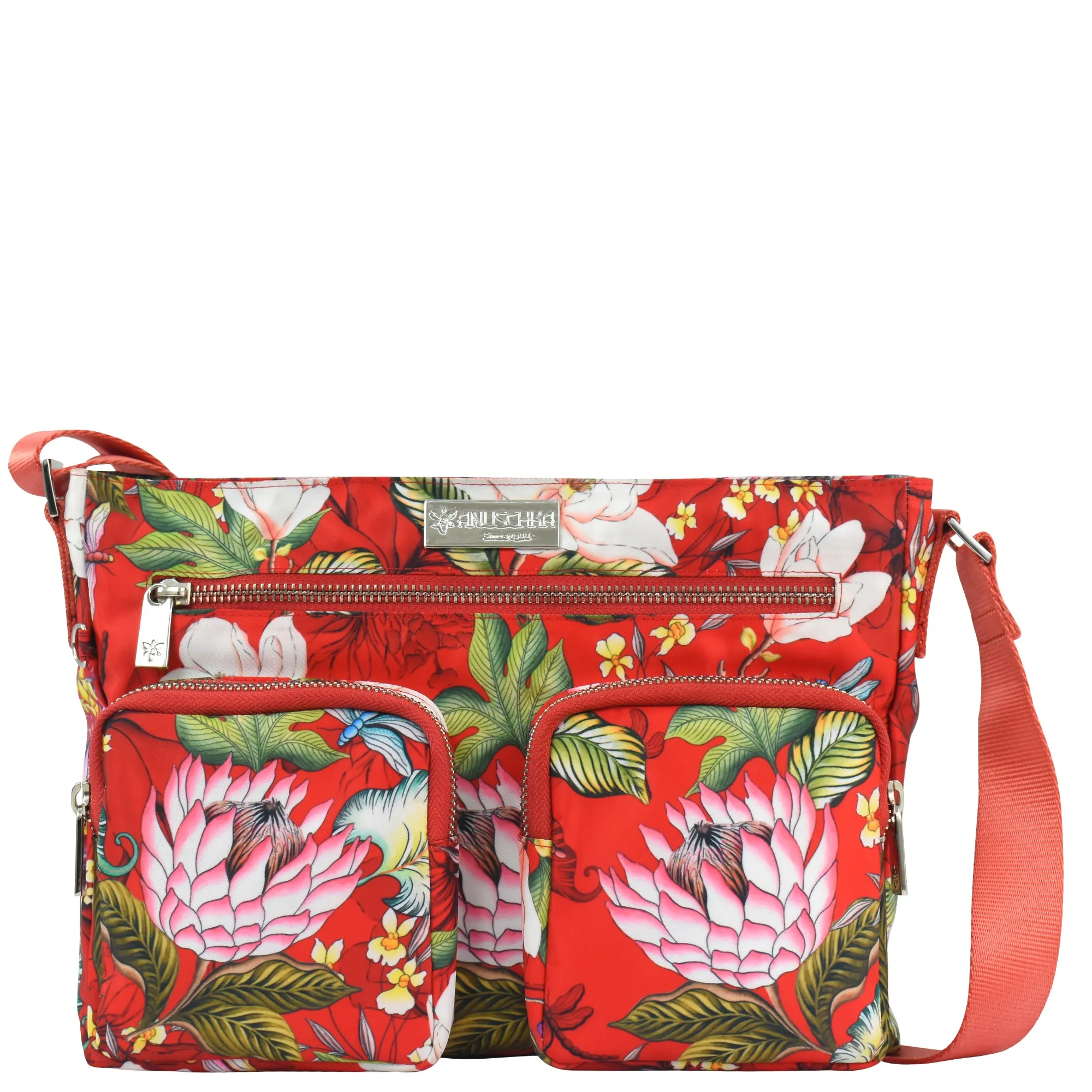 Wanderlust Luxe Fabric Crossbody Bag - 12022 Work Essential Elegant Engineering