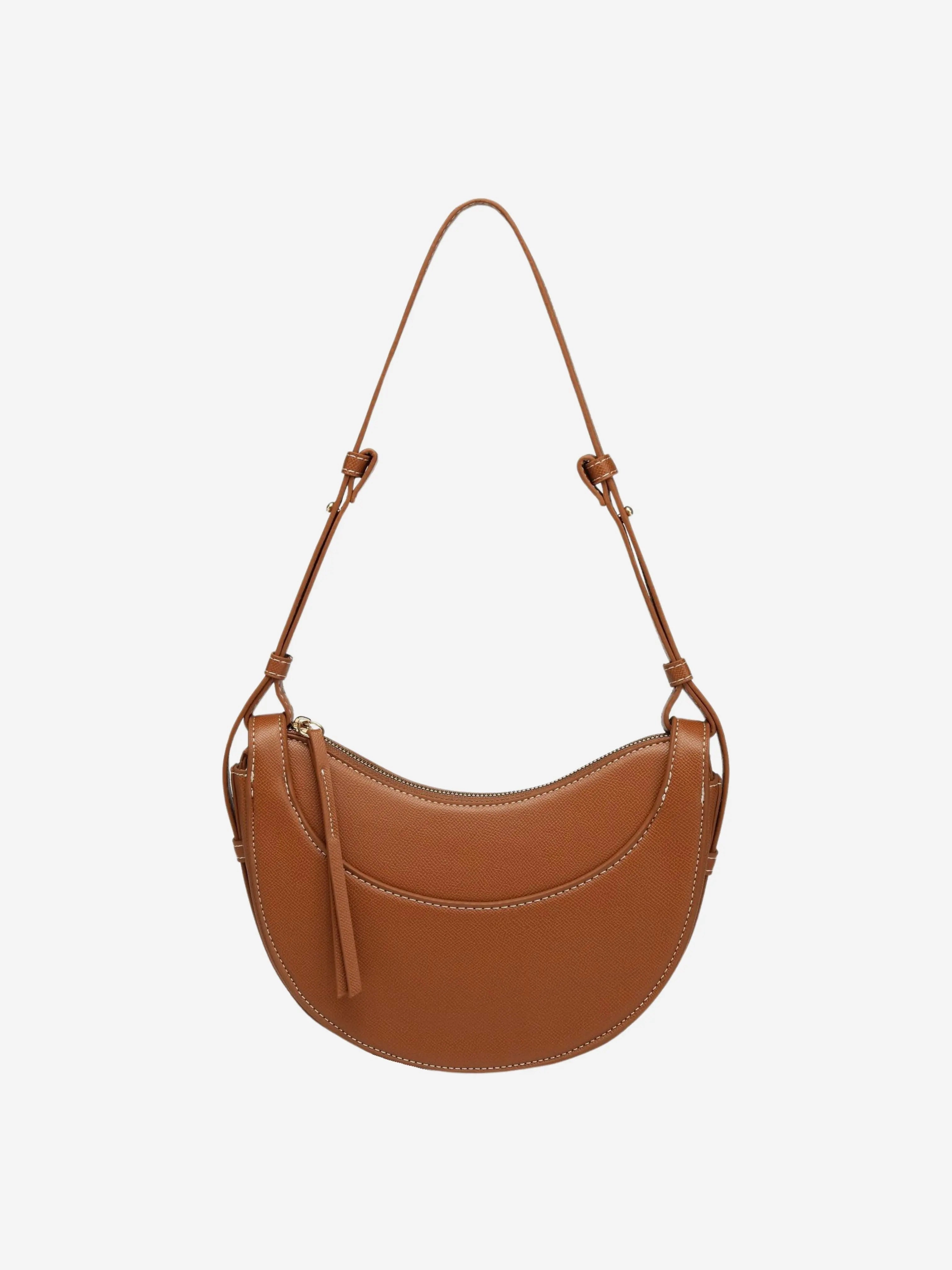 Aria | Tan Saddle Crossbody Bag ?C Classic & Versatile Urban Essential Daily Lifestyle