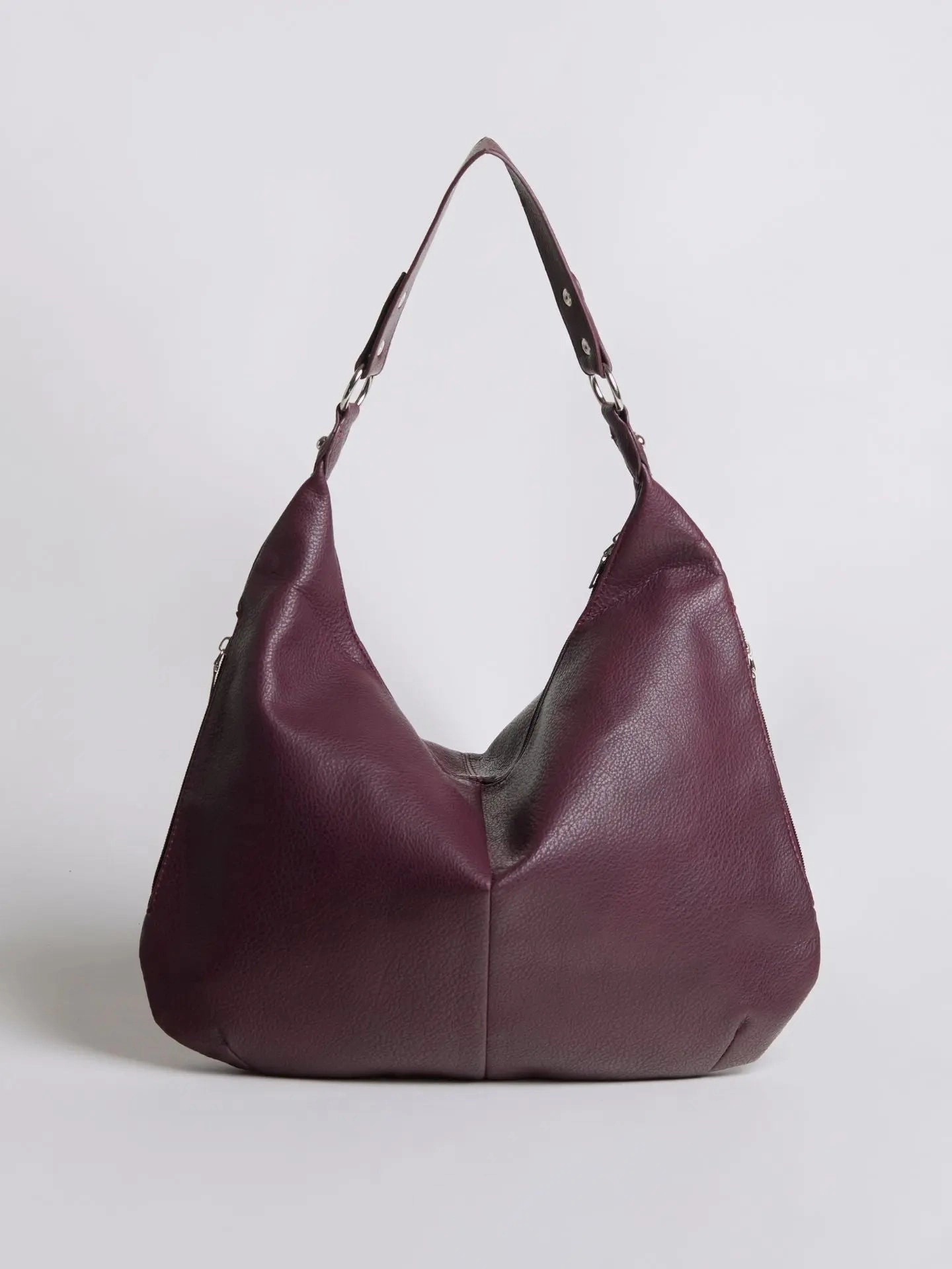 Stylish Everyday Lightweight Comfort Kaia | Luxe Black Leather Hobo Bag ?C Timeless Elegance & Everyday Comfort