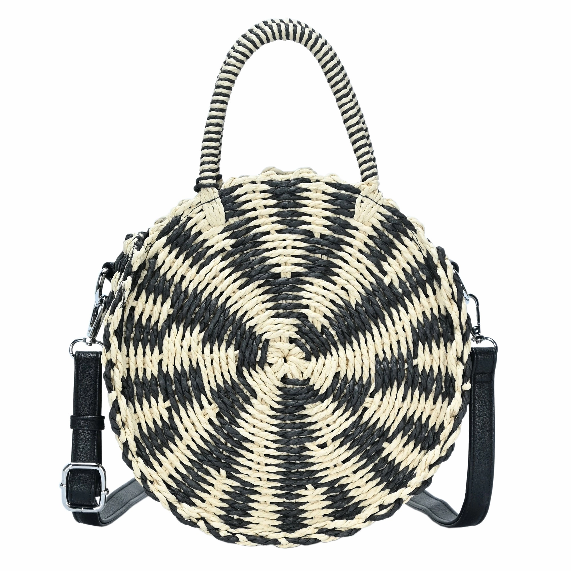 Comfortably fits all the items you need for the day Poppy Straw Crossbody