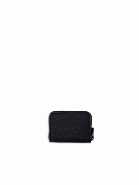 Small Zip Wallet in Horsehair Fabric with Boxcalf Leather Lining Stylish cash pouch Timeless Quality