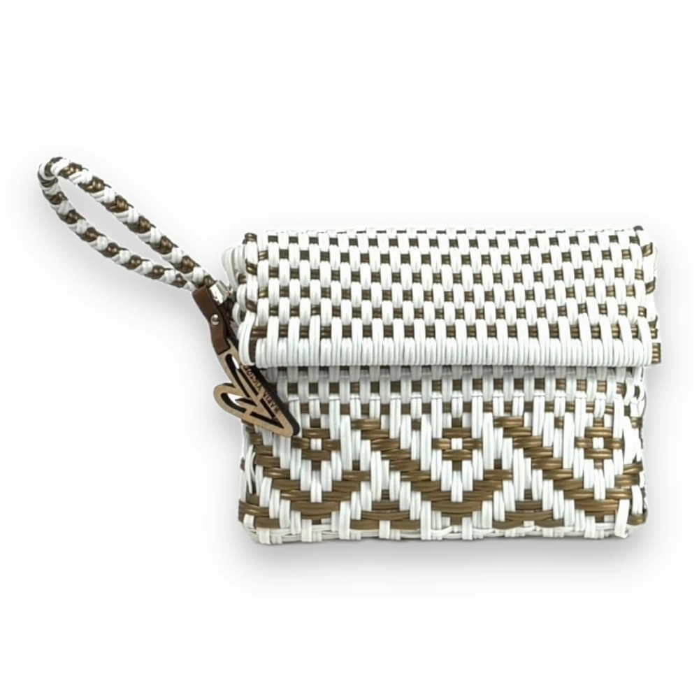 Maria Victoria | Nova WG CA | Upcycled, Handwoven, Wristlet Elegant Detailing party accessory