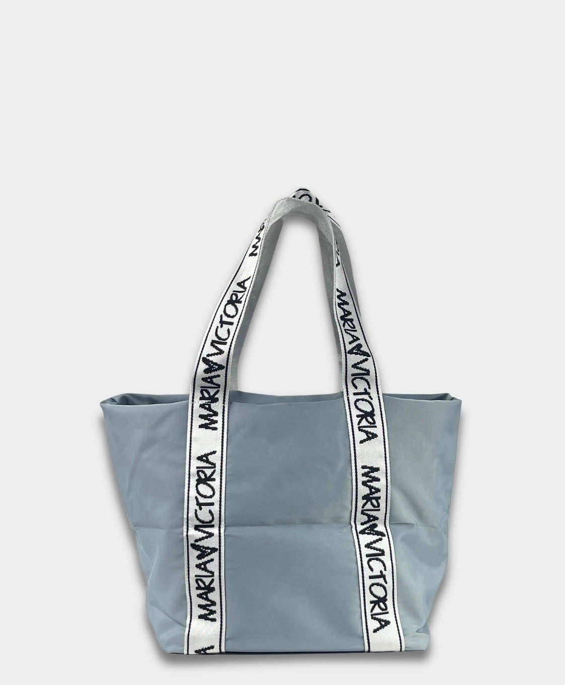 Patterned Tote Maria Victoria | Uptown Carry All | Upcycled, Handwoven, Tote Light Blue