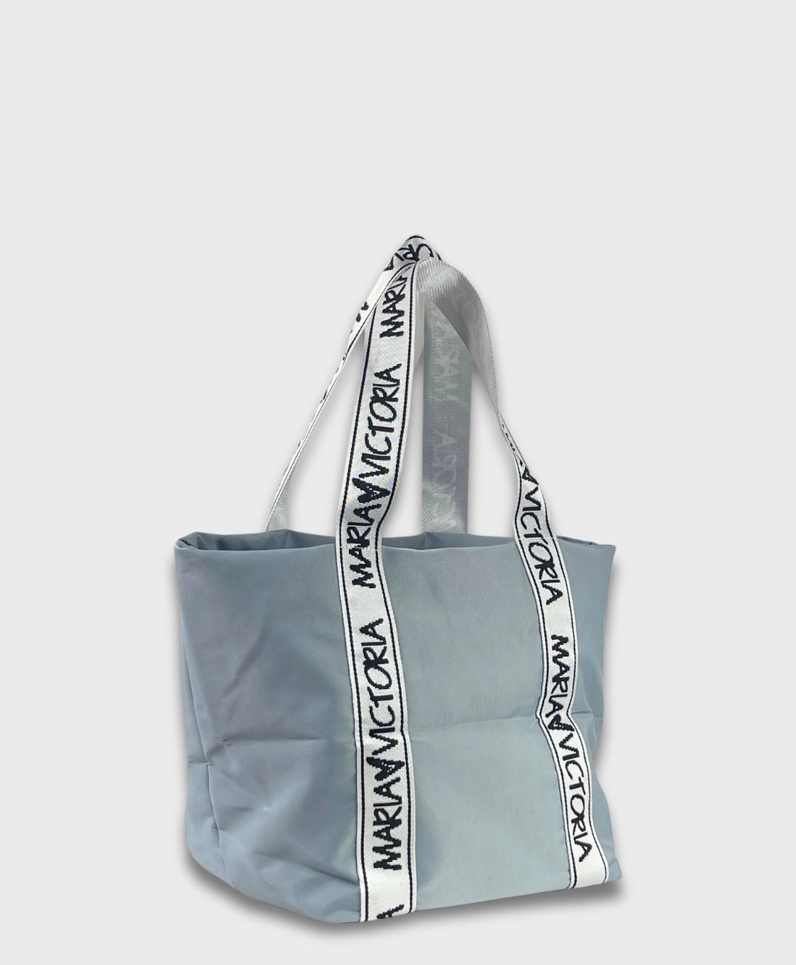 Eco Aesthetic Maria Victoria | Uptown Carry All | Upcycled, Handwoven, Tote Light Blue
