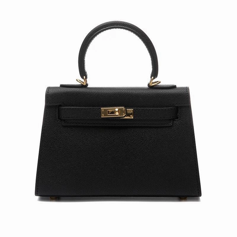 Smart Organizer Galatea | Elegant Black Leather Handbag ?C Classic Luxury & Functionality