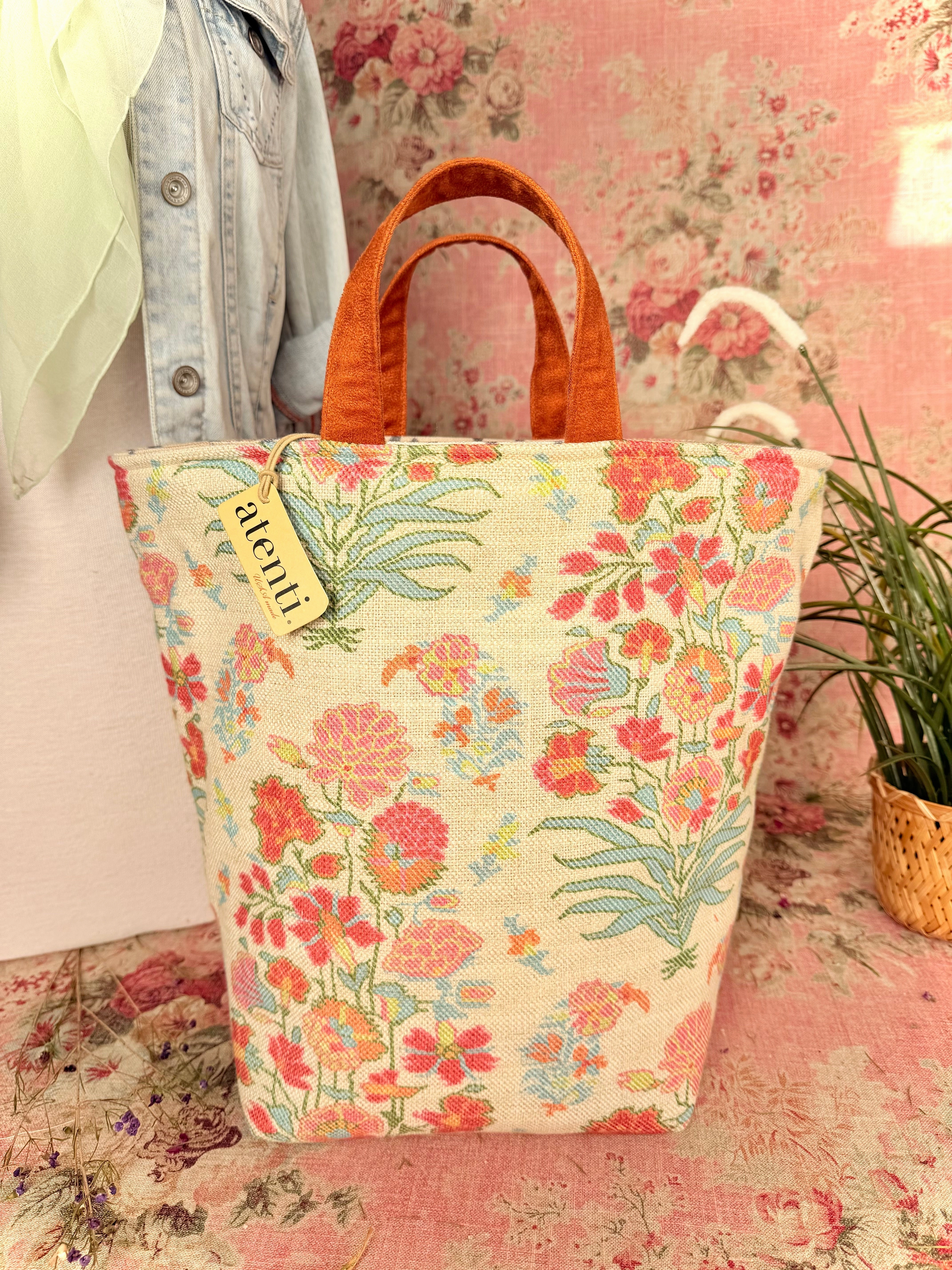 Gemma Hope Basket?CHandmade USA Knitting & Crochet Tote School Day Foldable Shopper