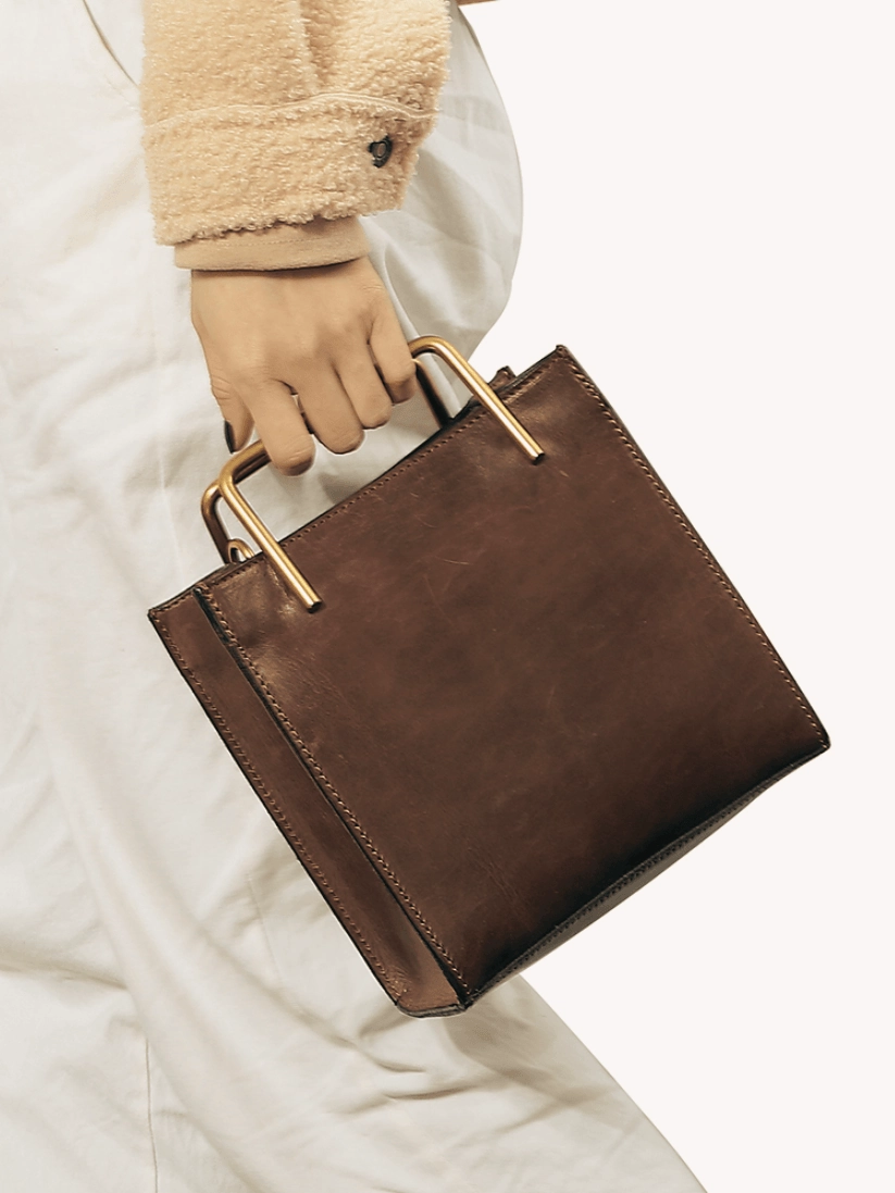 Genuine Italy Cowhide Leather shoulder bag | Woman handcrafted leather bag, elegant Fashion  bag, Birthday Gift for Her Portable Companion