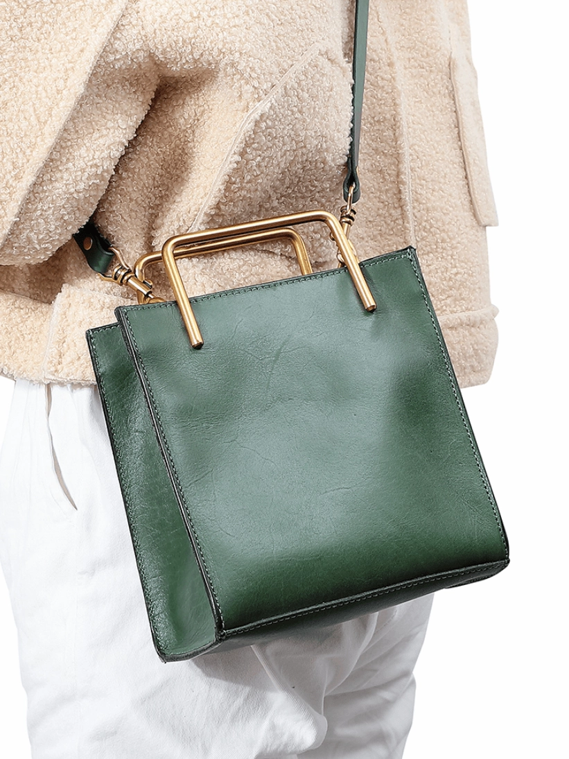 Outdoor Comfort Genuine Italy Cowhide Leather shoulder bag | Woman handcrafted leather bag, elegant Fashion  bag, Birthday Gift for Her