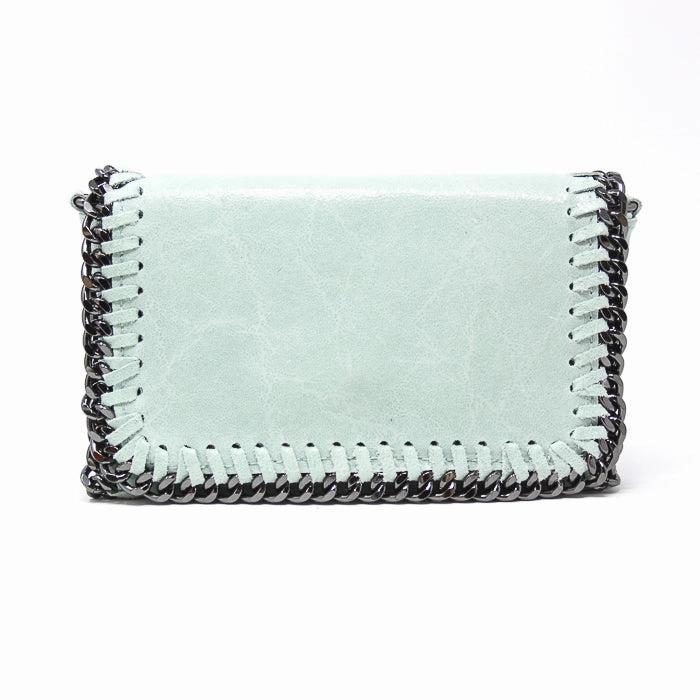 Germ??n Fuentes GF0390 LEATHER CROSSBODY CLUTCH Simple Charm Chic Companion