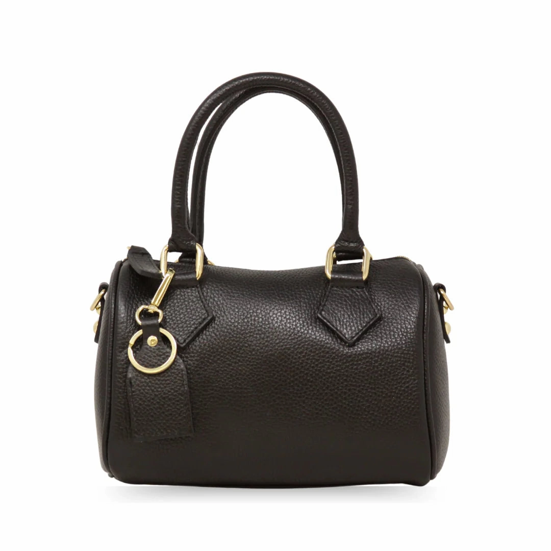 Germ??n Fuentes GF13225 Genuine Italian Leather Small Tote & Crossbody bag Smart Style Fashion Geometry