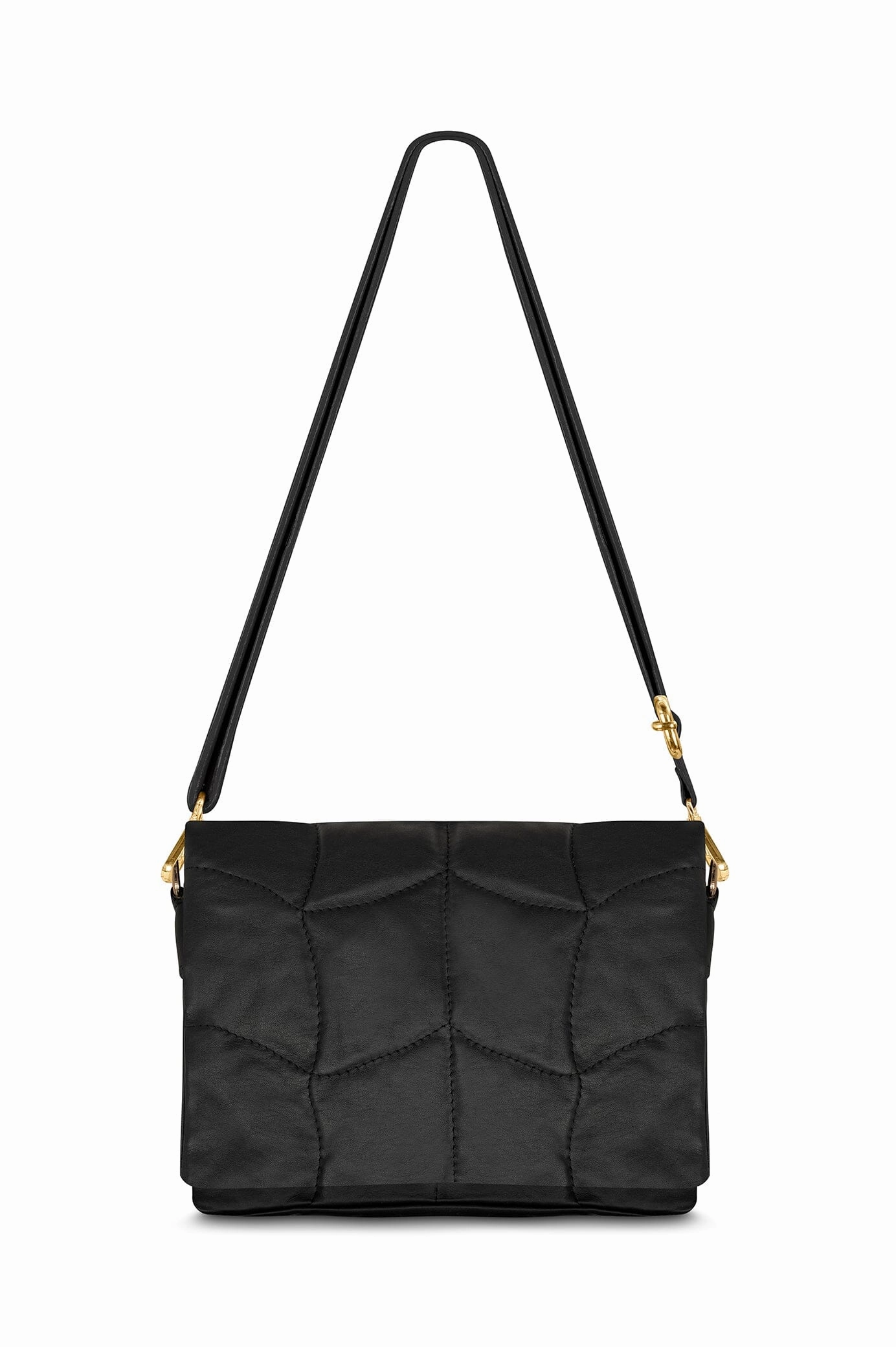 Durable Simplicity Giorgia Leather Handbag Black