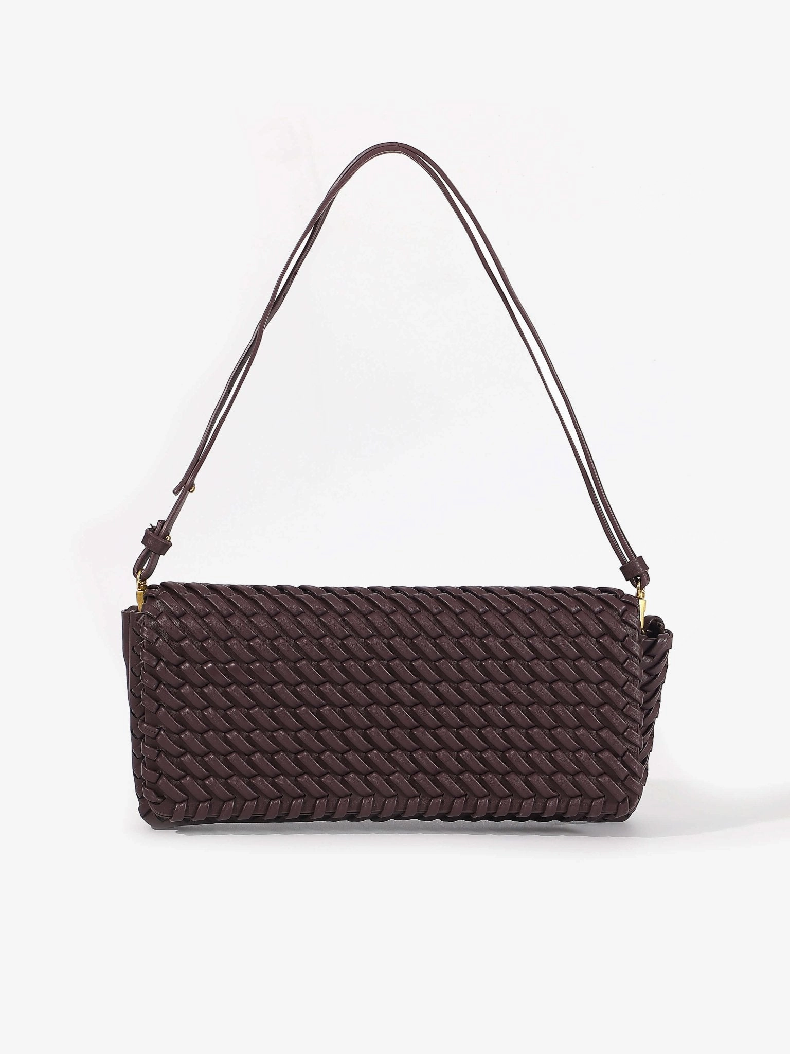 Organized Storage All Season Glossy Clutch Handbag with Detachable Strap ?C Elegant Evening and Day Accessory