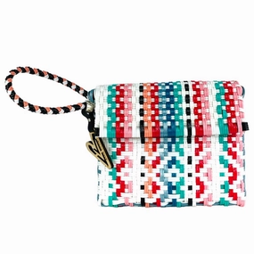Urban Essential Refined Aesthetic Maria Victoria | Valentina CA | Upcycled, Handwoven, Wristlet