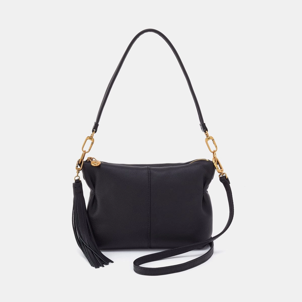 Functional Accessory Kori Crossbody in Pebbled Leather - Black