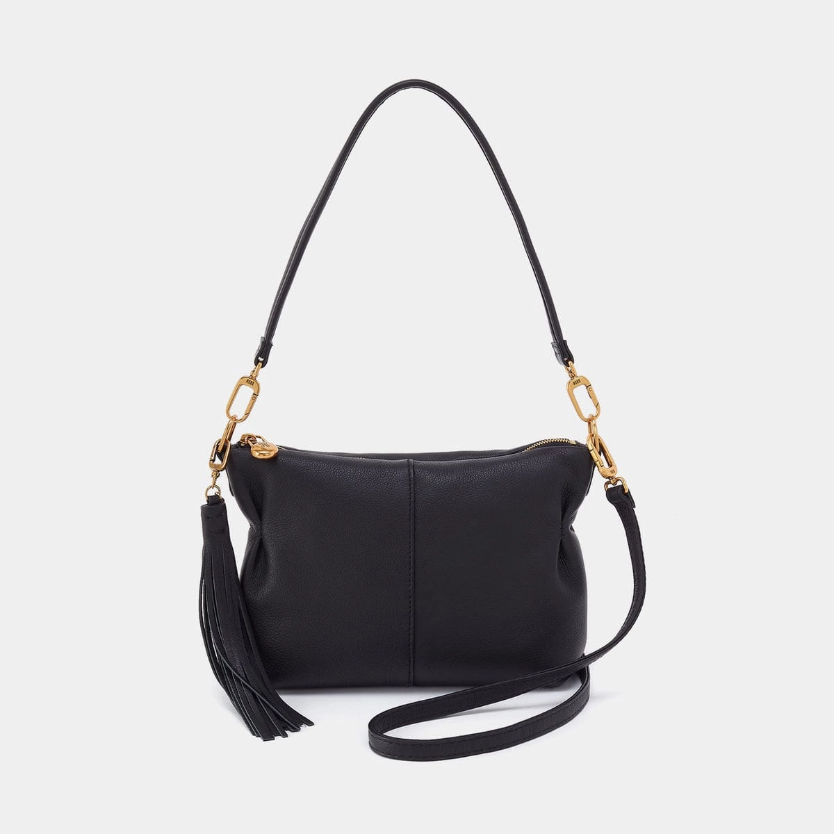 Kori Crossbody in Pebbled Leather - Black Work Lifestyle