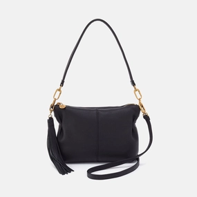 Functional Accessory Kori Crossbody in Pebbled Leather - Black