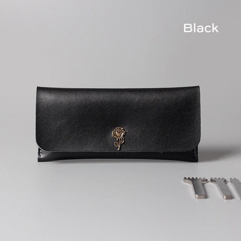 Weekend Companion Casual Travel Handcrafted Minimalist Leather Phone Wallet, Fashion Card Holder, Grain Leather Slim Wallet, Men's Wallet, Minimalist Wallet, Long Wallet