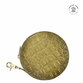Round Coin Purse - 1175 Elegant Case Compact Style