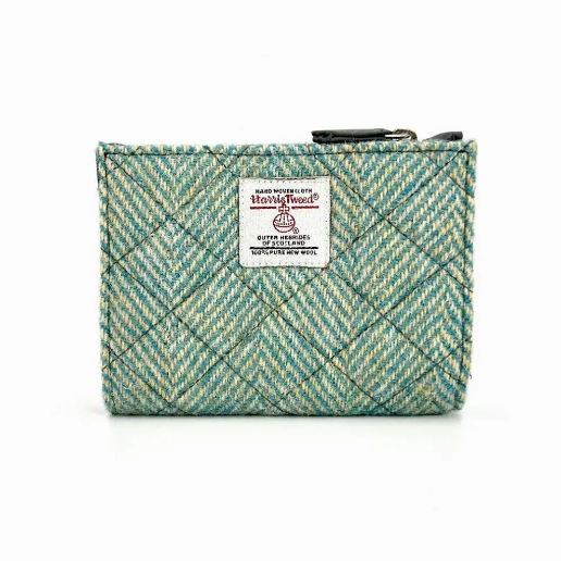 Compact Functionality Practical Simplicity Harris Tweed? Slim Purse ?C Quilted Ladies Wallet