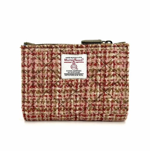 Harris Tweed? Slim Purse ?C Quilted Ladies Wallet Stylish Look