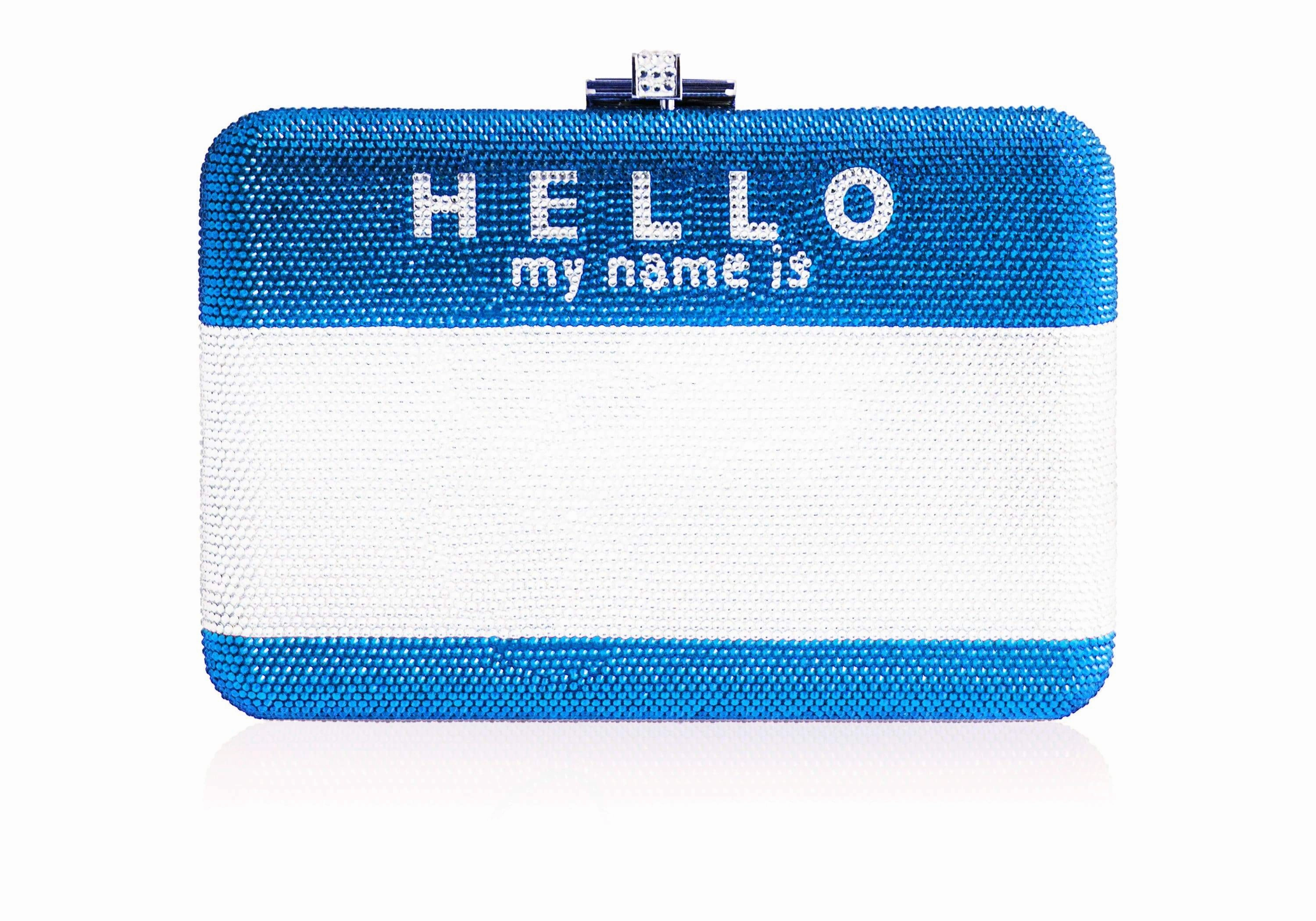 Modern Design Business Travel Hello My Name Is Monogram