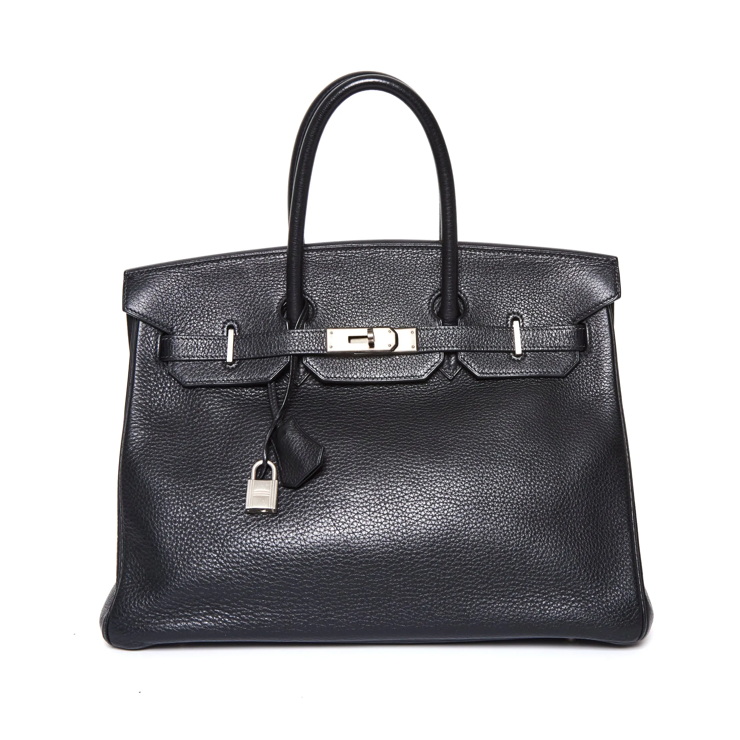 Minimal Aesthetic Simple Luxury HERMES Togo Birkin 35 black