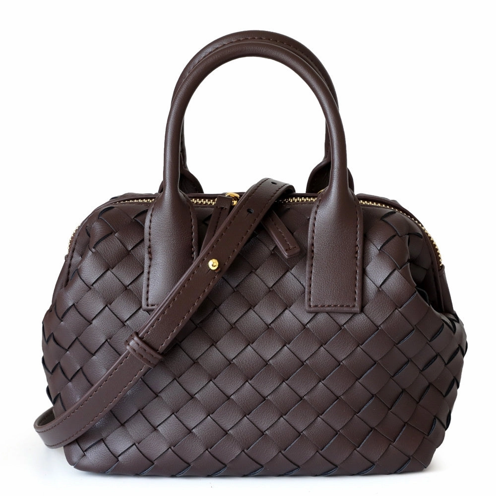 Hestia | Elegant Brown Woven Leather Handbag ?C Timeless Craftsmanship & Everyday Luxury Shopping Travel