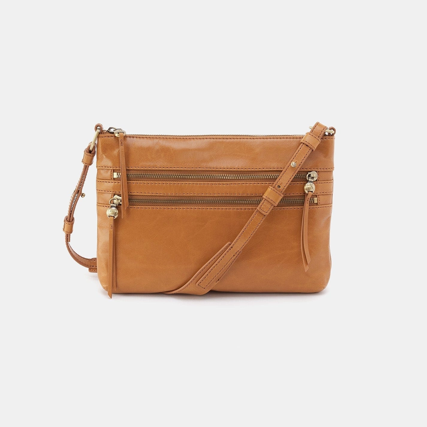 Urban Explorer Hobo Billie Crossbody In Polished Leather