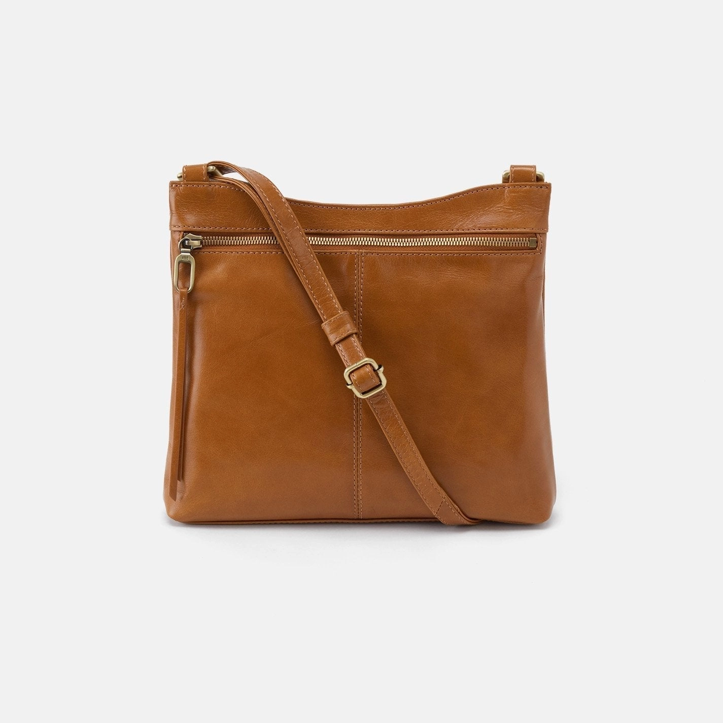 Sleek Utility Hobo Cambel Crossbody