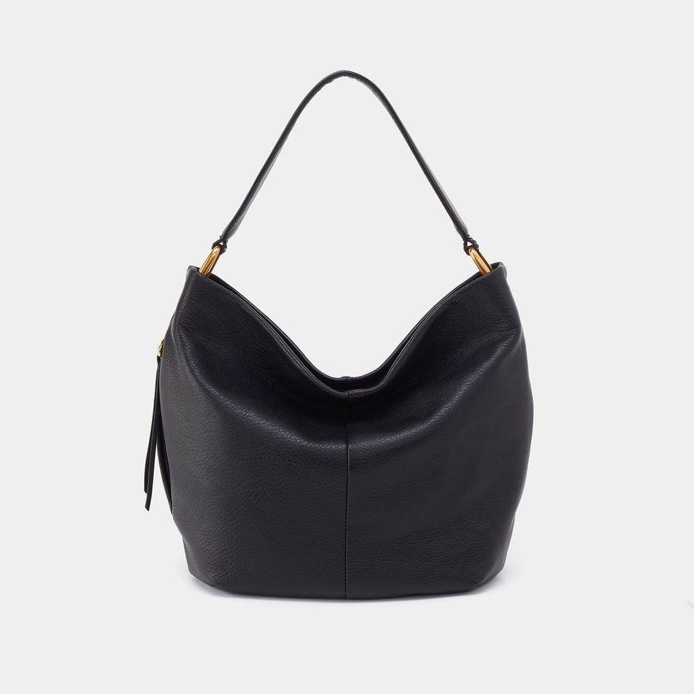 Stylish Practicality Casual Edge Hobo Harley Hobo In Pebbled Leather