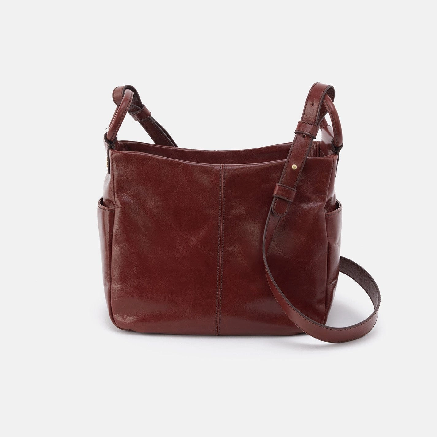 Hobo Sheila Crossbody in Polished Leather Functional Companion