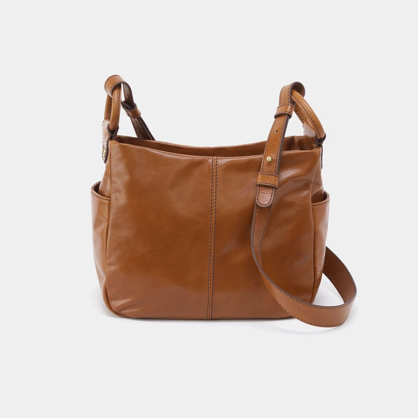 Urban Companion Daily Gear Hobo Sheila Crossbody in Polished Leather