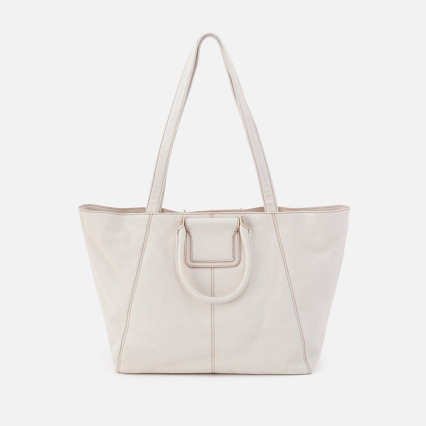 Comfort Carry Work Utility Hobo Sheila East-West Tote in Pebbled Leather