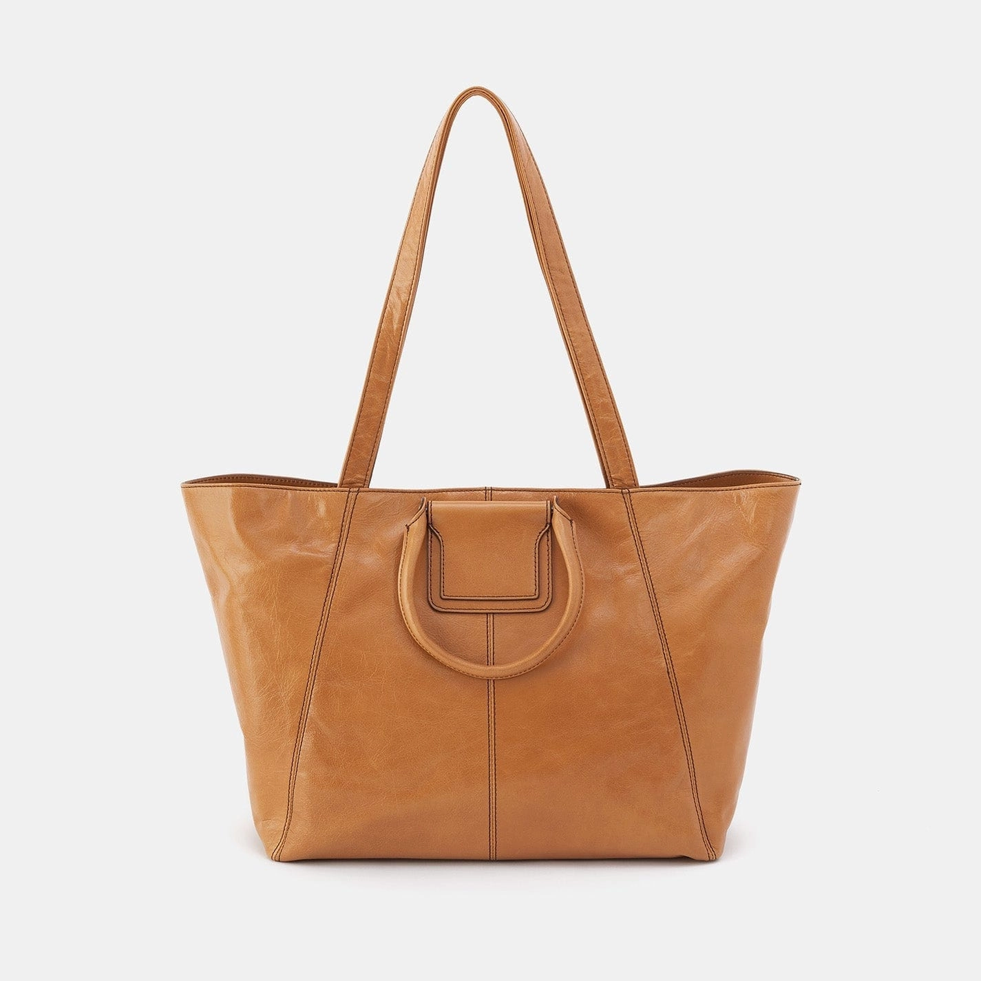 Soft-touch leather bag Stylish Option Hobo Sheila East-West Tote in Polished Leather