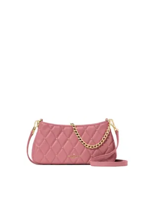 Kate Spade Carey Quilted Studs Small Convertible Crossbody Bag In Pomegranate KL886 Elegant City Fashion
