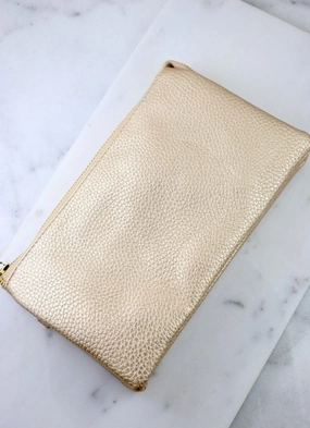 Liz Crossbody Bag in Gold Date night