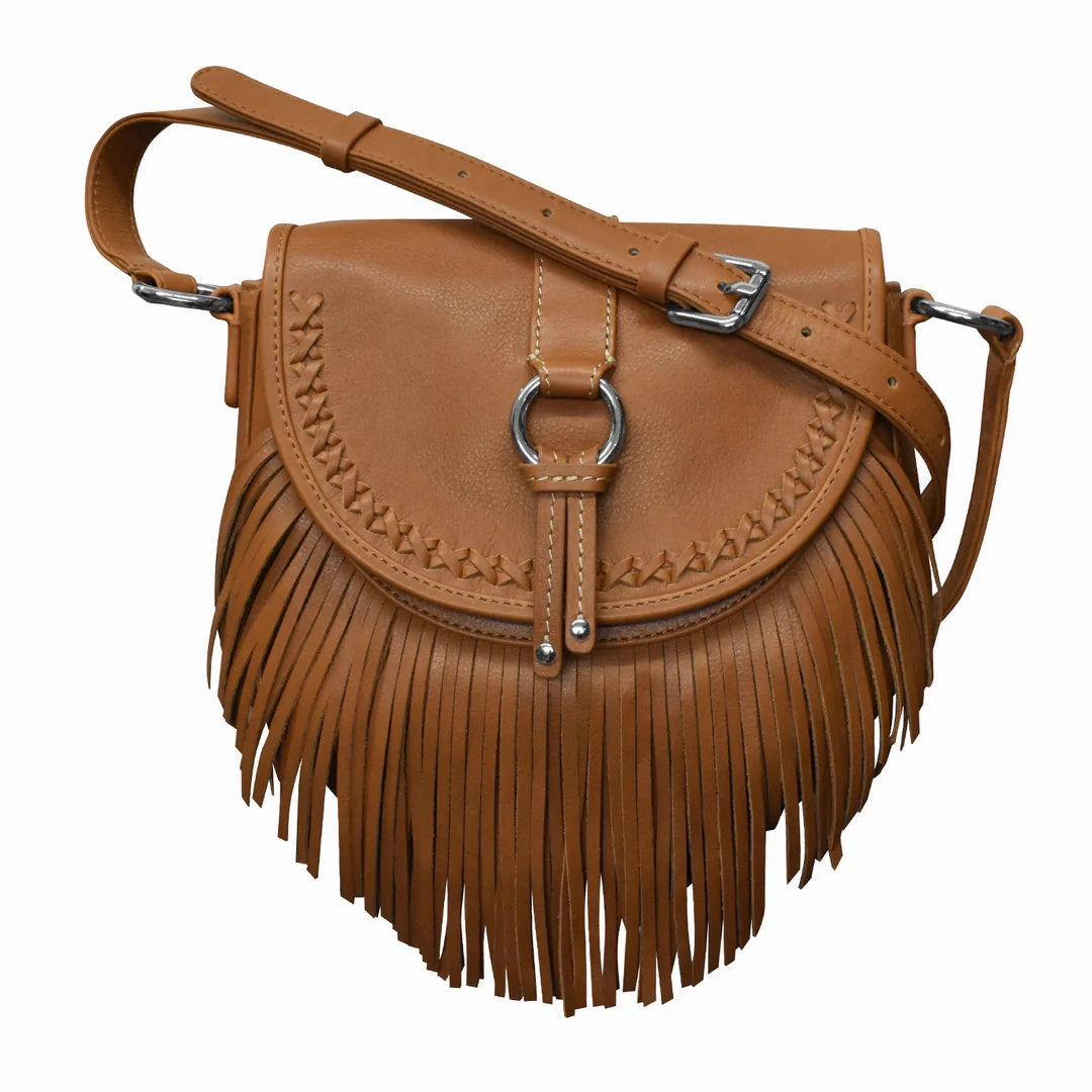 ILI New York 6720 WESTERN FRINGE HALF MOON CROSSBODY *NEW FW2025 On The Go