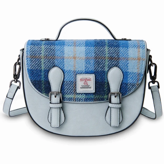 Islander? Mini Cobble Satchel with Harris Tweed? Elegant Sophistication Minimalist Style