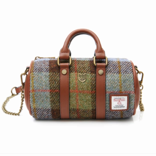 Classic Craft Islander? Mini Duffel Bag with Harris Tweed?