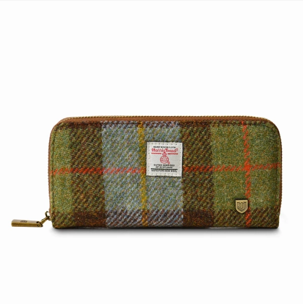 Essential Gear Practical Choice Islander? The Long Zip Purse with Harris Tweed?