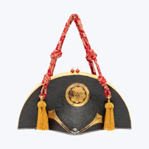 Everyday handbag Japanese Samurai ??Sakai Clan?? Crested Hat Handbag