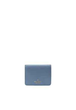 Weekend Carry Kate Spade Lena Small Billfold Wallet In Blue Stone KH788