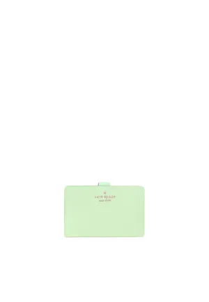 Kate Spade Madison Wallet Medium Billfold In Matcha Latte KC580 Daily Functionality Convenient card keeper