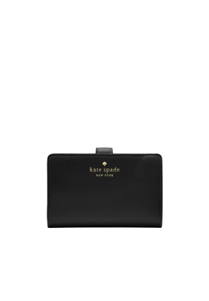 Luxury Geometry Travel-ready wallet Kate Spade Schuyler Medium Wallet Bifold In Black KG676