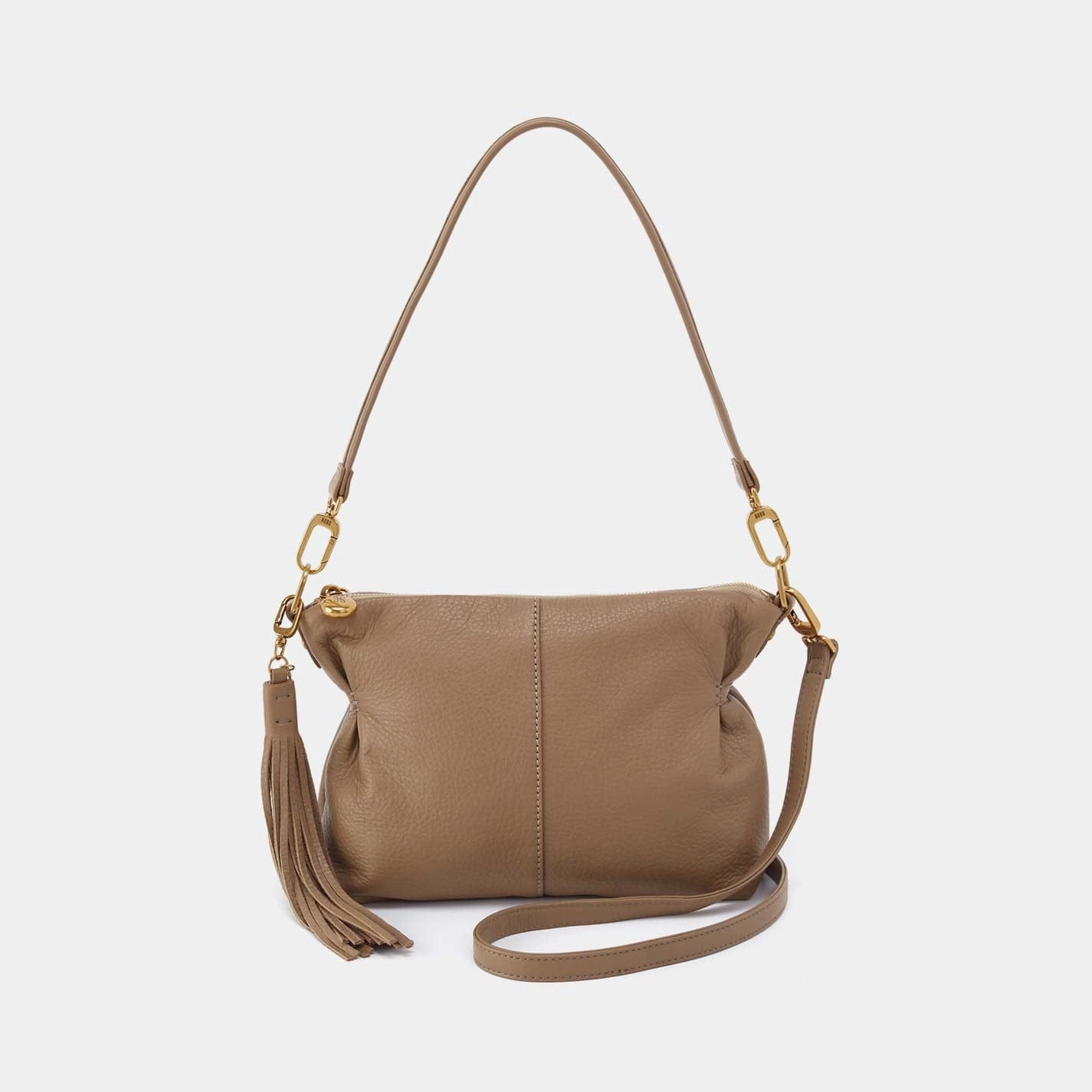 Kori Crossbody in Pebbled Leather, Cedar Sagebrush Elegant Upgrade