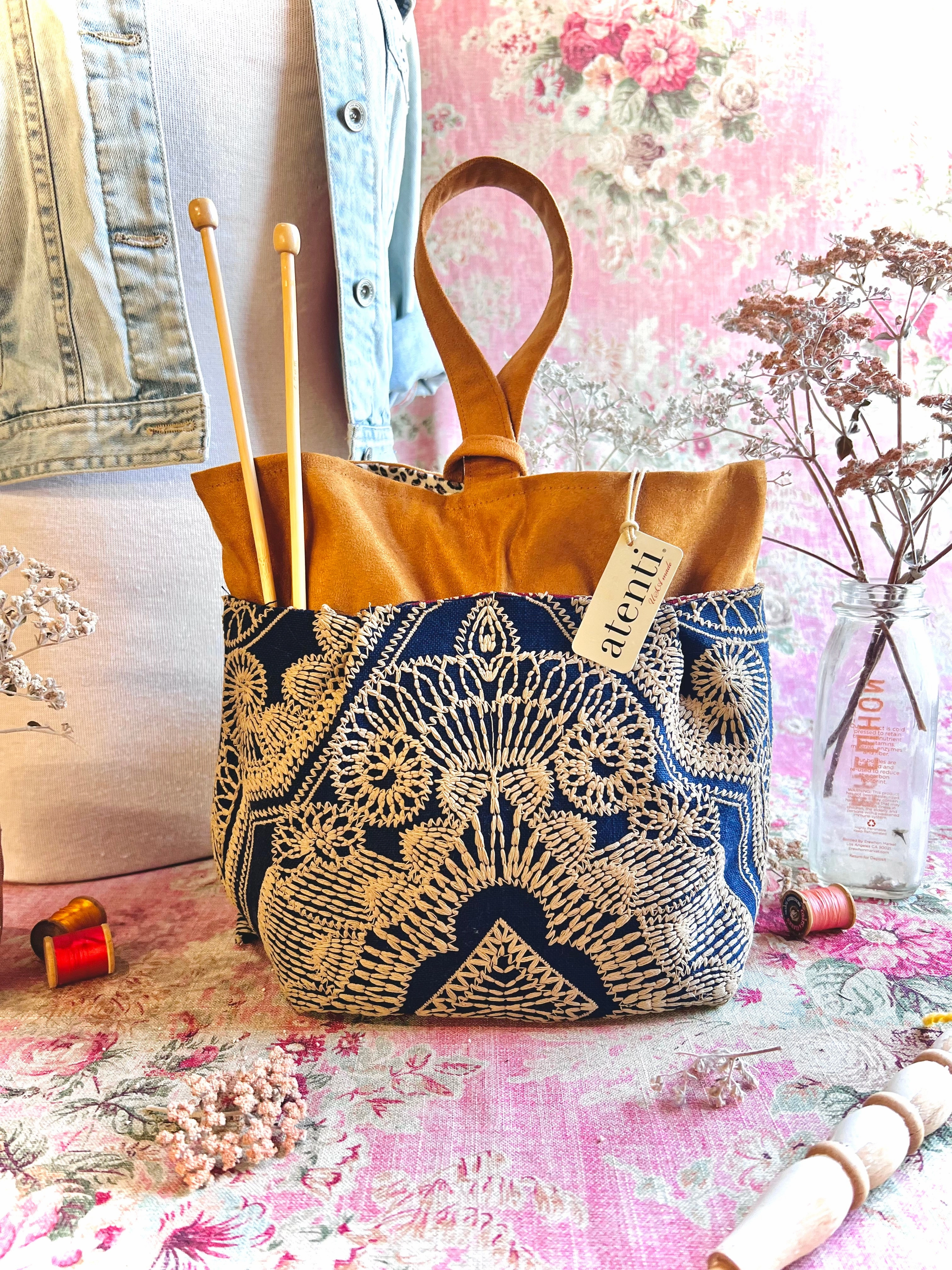 Commuter Style Lacery Blue or Red Tall Caddy