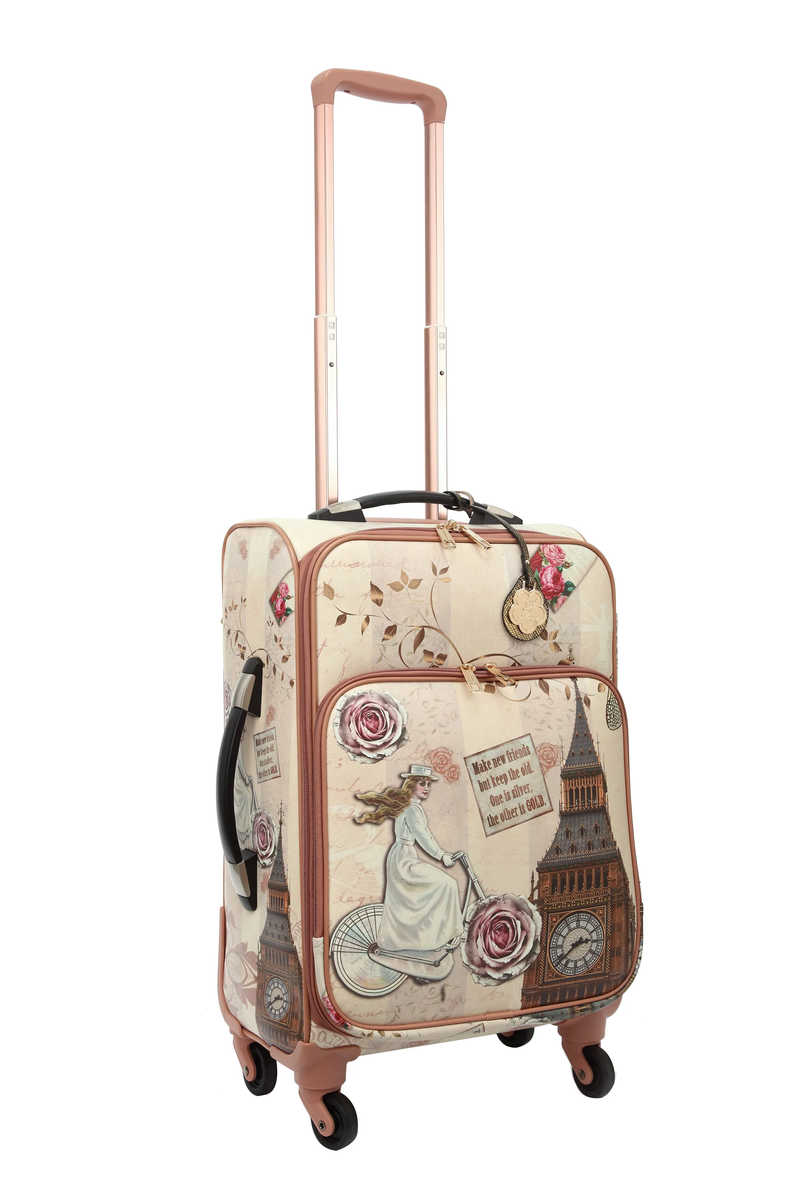 Sophisticated Form Lady Dream Carry on Luggage with Spinner Wheels